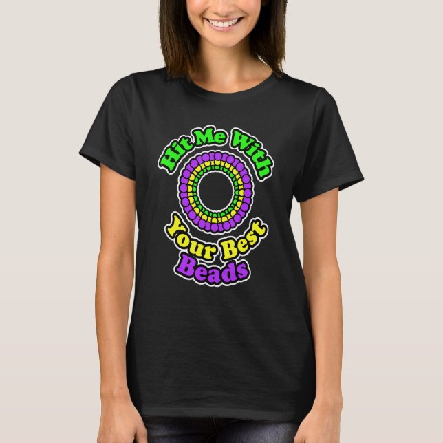 Camiseta Fancy Mardi Gras Fiesta Costume Con Tu Ser (Anverso)