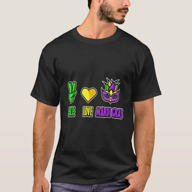 Camiseta Fancy Mardi Gras Fiesta disfraz Miss Mardi Gras (Anverso)