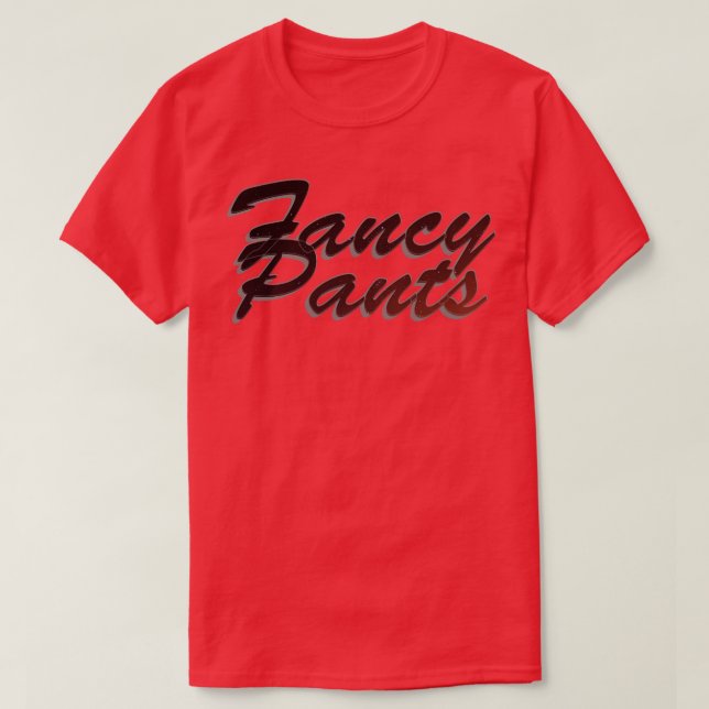 Camiseta Fancy Pants 1 (Diseño del anverso)