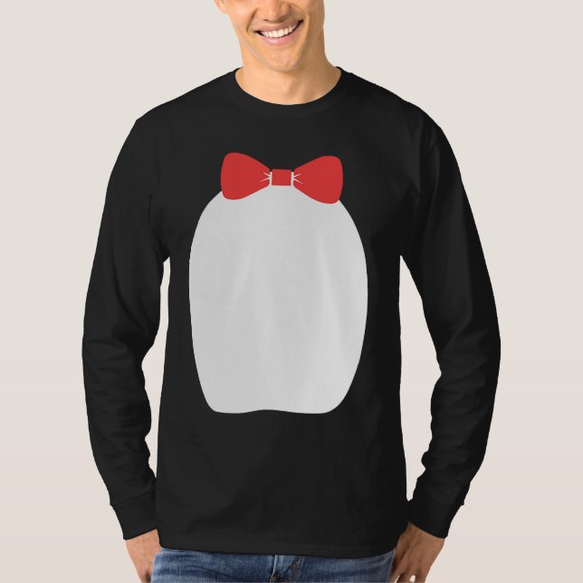 Camiseta Fancy Penguin Bow Tie Halloween Costume (Anverso)