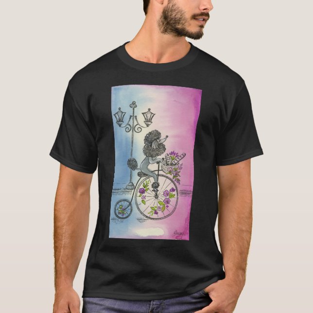 Camiseta Fancy Poodle en París (Anverso)