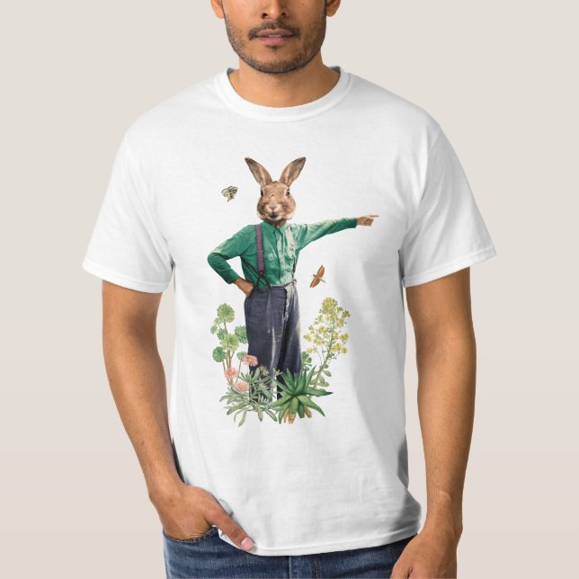 CAMISETA FANCY RABBIT FARMER (Anverso)
