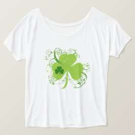 Camiseta Fancy St Patricks Day Shamrock