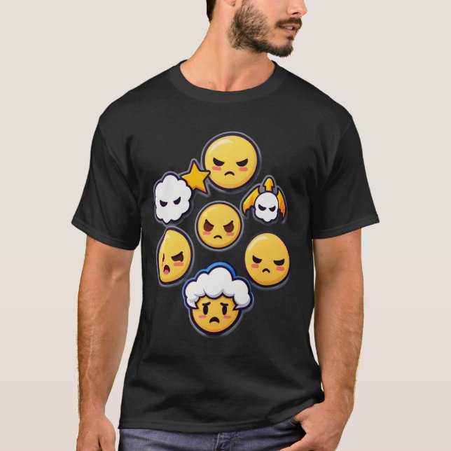 Camiseta Fandom Mood Pegatina (Anverso)