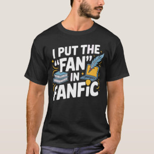 Camiseta Fanfic Fanfiction Amante Literatura Escritura Crea