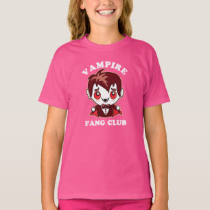 Camiseta Fang Club   Pun Gracioso Y Vampiro Cute