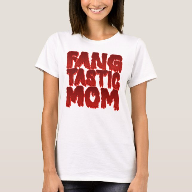 Camiseta Fang Tastic Mom (Anverso)