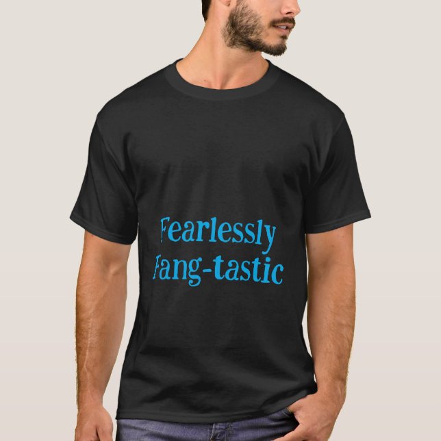Camiseta Fang-tastic sin miedo (Anverso)