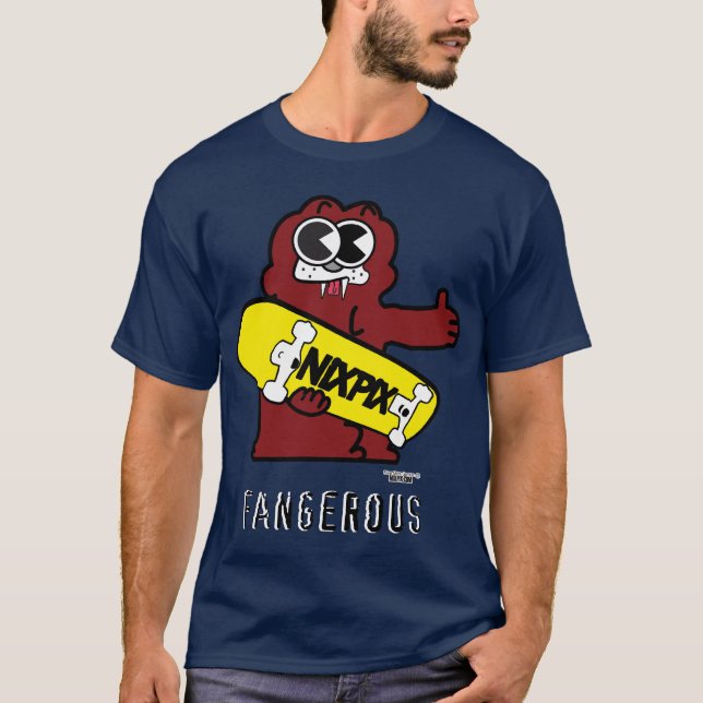 Camiseta Fangerous (oscuro) (Anverso)