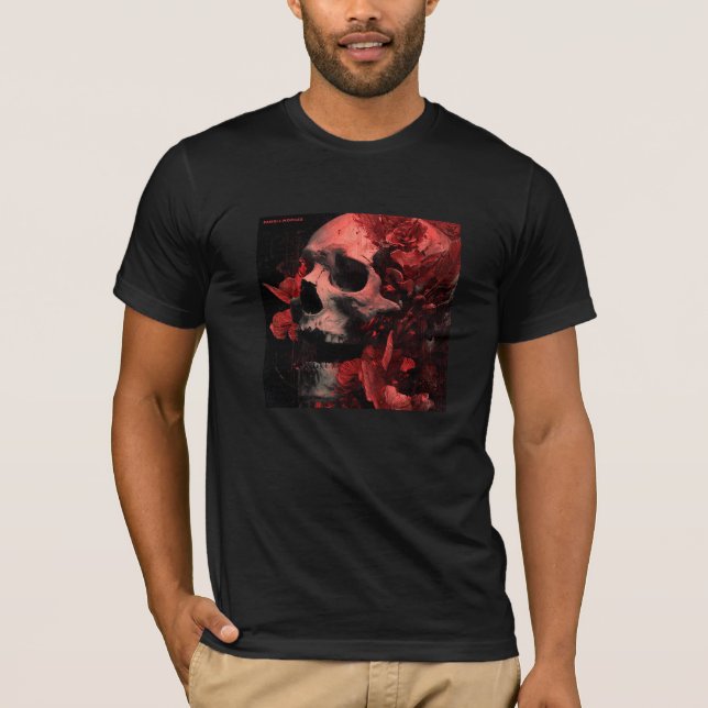 Camiseta Fangll Morges - Cráneo Gótico (Anverso)