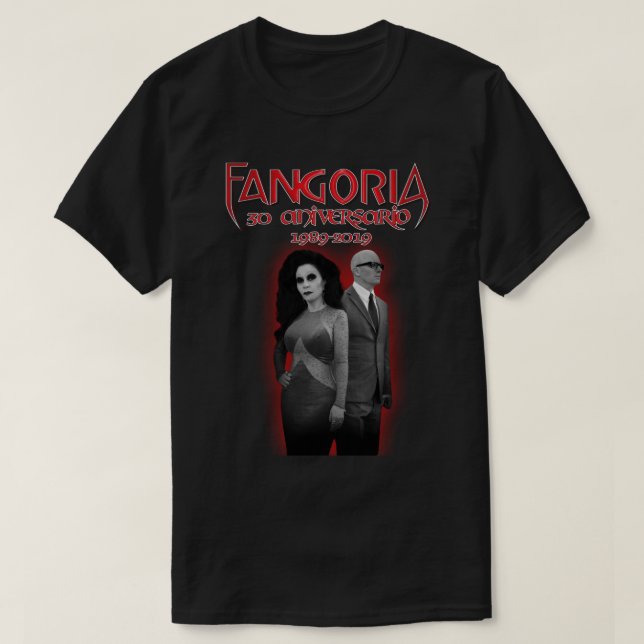 Camiseta Fangoria 30° Aniversario 2019 (Diseño del anverso)
