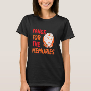 Camiseta Fangs For The Recuerdos Halloween Vampire