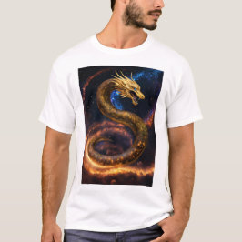 Camiseta Fanión de los mundos celestiales serpenteantes