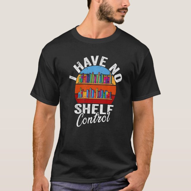 Camiseta Fanny Books Reading  Retro I Have No Shelf Control (Anverso)