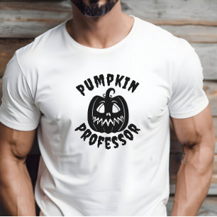 Camiseta Fanny calabaza Profesor tipografía negra T-Shirt