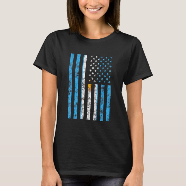 Camiseta Fans argentinos de fútbol (Anverso)