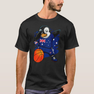 Camiseta Fans de baloncesto de Dabbing Penguin Australia Je