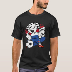 Camiseta Fans de Dabbing Dalmatian Netherlands Soccer Jerse