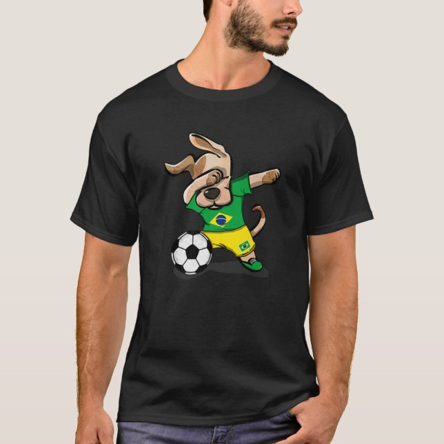 Camiseta Fans de Dabbing Dog Brazil (Anverso)