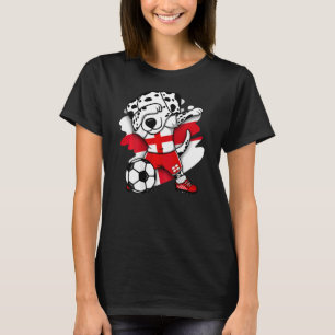 Camiseta Fans de Fútbol Dabbing Dalmatian England Football
