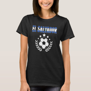 Camiseta Fans de Fútbol de El Salvador Bandera
