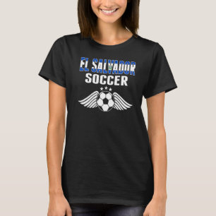 Camiseta Fans de Fútbol de El Salvador Bandera