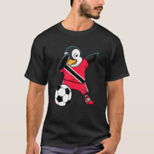 Camiseta Fans De Fútbol De Trinidad Y Tobago Dab Penguin Je