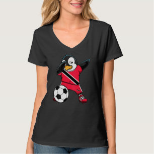 Camiseta Fans De Fútbol De Trinidad Y Tobago Dab Penguin Je
