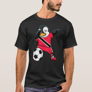 Camiseta Fans De Fútbol De Trinidad Y Tobago Dab Penguin Je