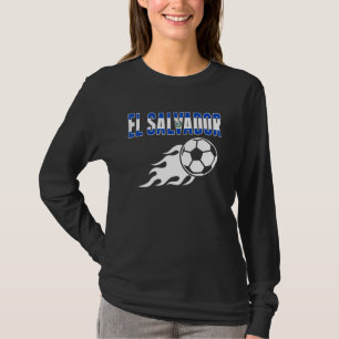 Camiseta Fans de Fútbol en El Salvador Fútbol Bandera Salva
