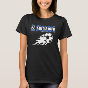 Camiseta Fans de Fútbol en El Salvador Fútbol Bandera Salva