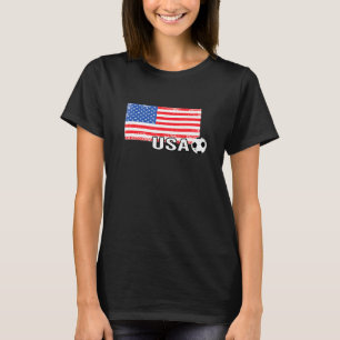 Camiseta Fans De Fútbol Patrióticos Aman Su Bandera Estadou