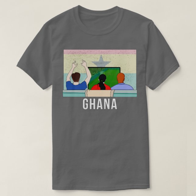 Camiseta Fans de Ghana (Diseño del anverso)