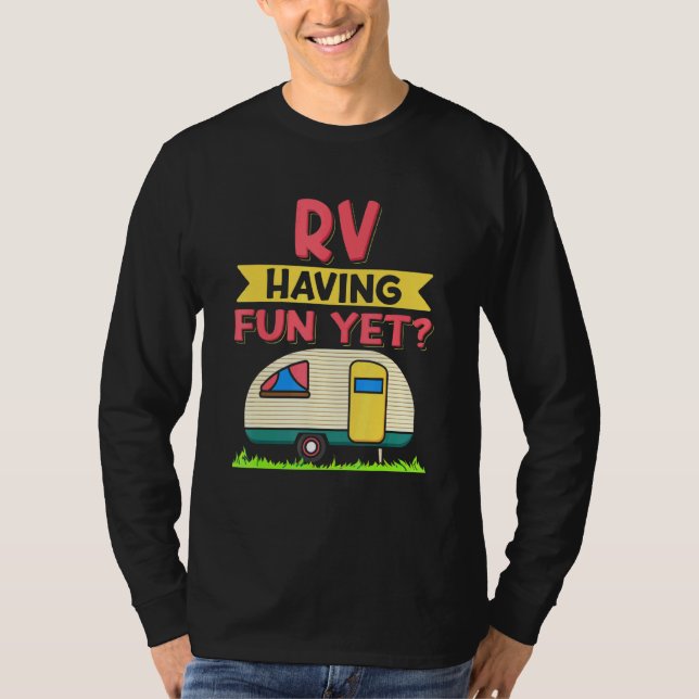 Camiseta Fans de Guay Camping Camper Statements Says Puns L (Anverso)
