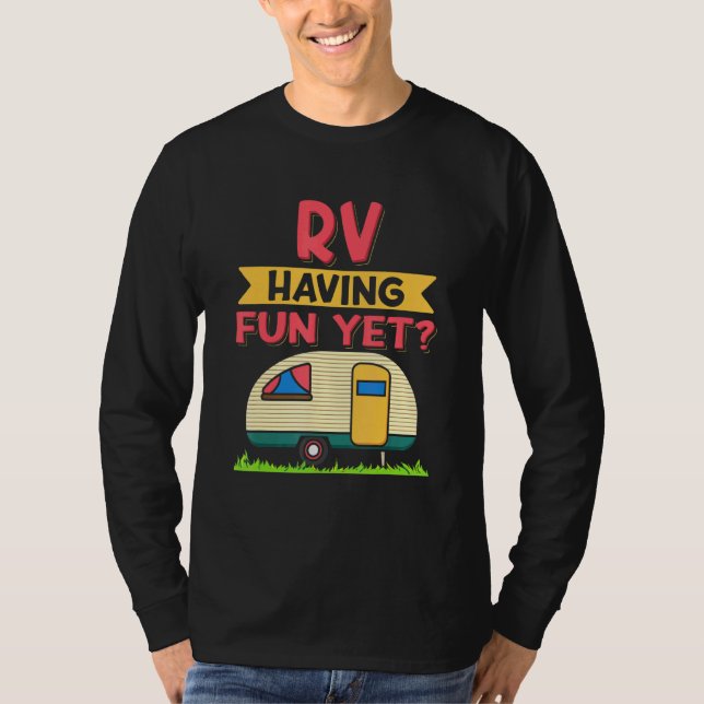 Camiseta Fans de Guay Camping Camper Statements Says Puns L (Anverso)