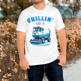Camiseta Fans de hockey chillin como un recurso de hielo