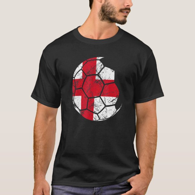 Camiseta Fans de la Selección de Fútbol de Inglaterra (Anverso)