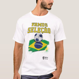 Camiseta Fans de la selección nacional de fútbol de Brasil 