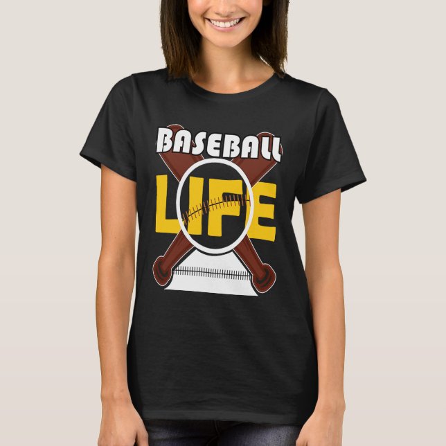 Camiseta Fans del Béisbol Life Sport Béisbol 3 (Anverso)