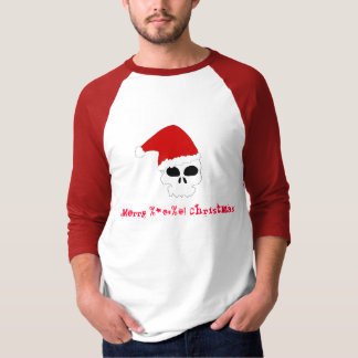 Camiseta Fans del cráneo de las Felices Navidad