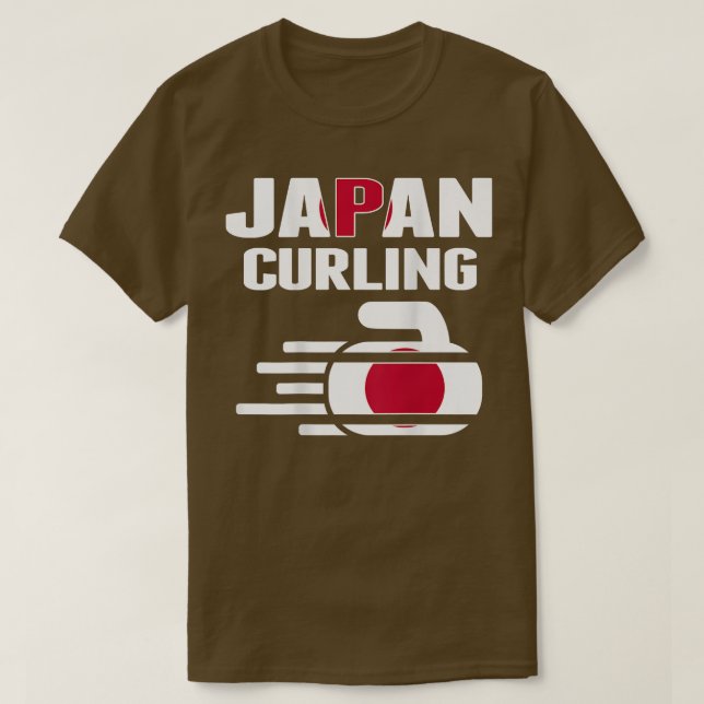 Camiseta Fans del equipo de curling de Japón en la selecció (Diseño del anverso)