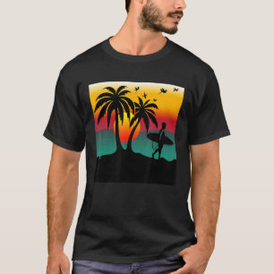 Camiseta Fans Del Surf Waves Surf Deportes Adultos Y Jóvene