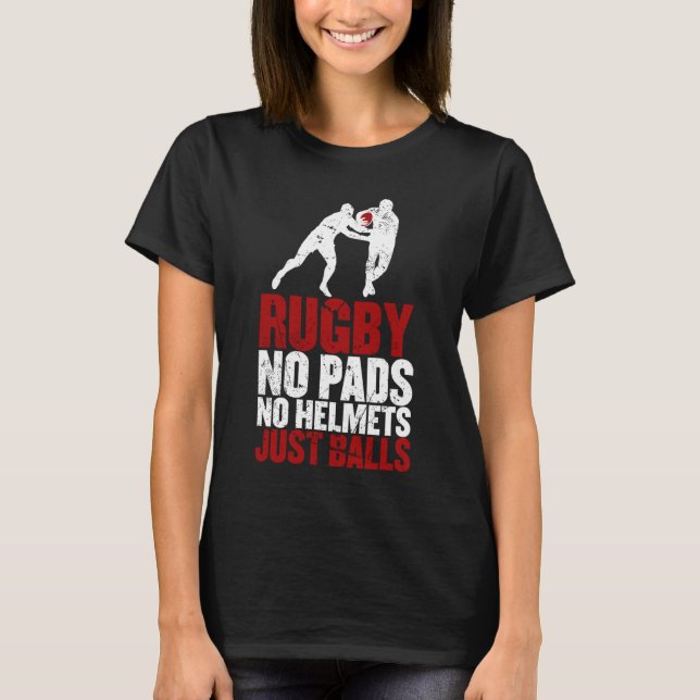 Camiseta Fans Y Jugadores De Rugby Just Balls (Anverso)