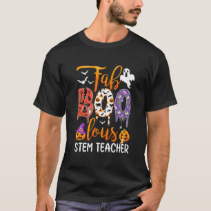 Camiseta Fantabuloso Profesor de STEM Fantasma de Calabaza