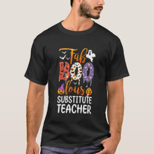 Camiseta Fantabuloso Profesor Sustituto Fantasma Calabaza