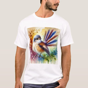 Camiseta Fantailed Gerygone 210824AREF109 - Watercolor