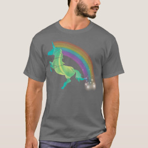 Camiseta Fantasía Animal Magnético Unicornio Lover Rainbow 