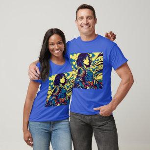 Camiseta Fantasía Anime Hero 3 - Woodcut japonesa