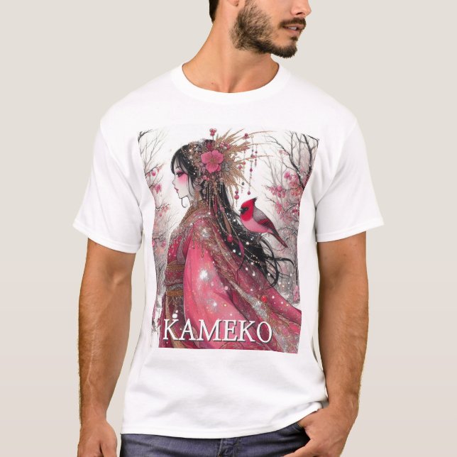 Camiseta Fantasía Anime Manga Chica Kameko Tshirt Personali (Anverso)