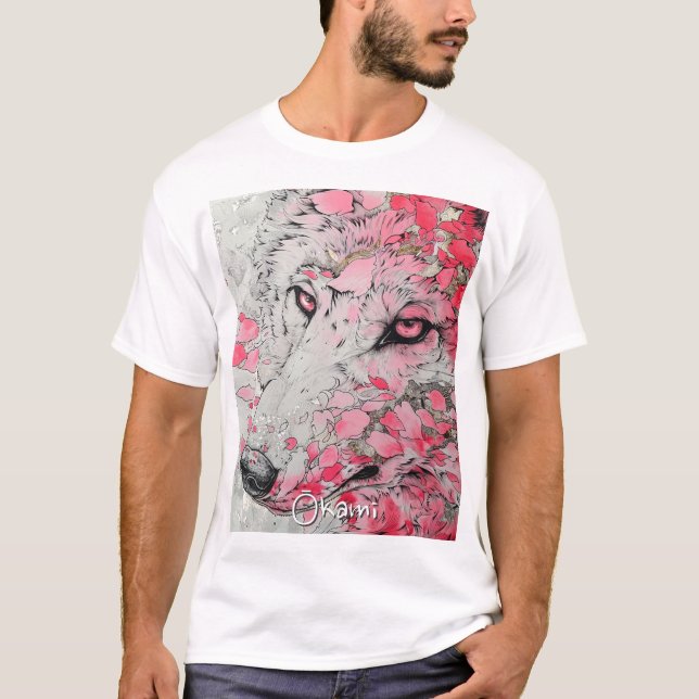 Camiseta Fantasía Anime Manga Wolfe Ōkami Personalizado de  (Anverso)